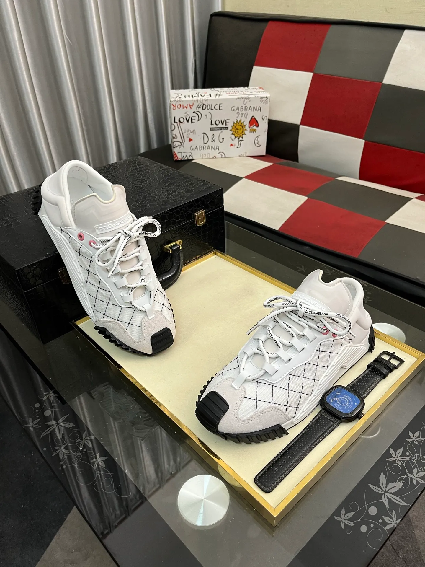 Men's men's shoes💰440⌚️⌚️【DG～】Couple casual shoes, 2025z cabinet sales simultaneously 🔶Size: 36-46#️⃣ 🔷2 colors🔜The upper is made of multi-material splicing➕Mesh lining, comfortable and breathable, sole: original comfortable, wear-resistant and non-slip outsole, ⚠️Real 📱Photographed🎬The real thing is better📢📢📢